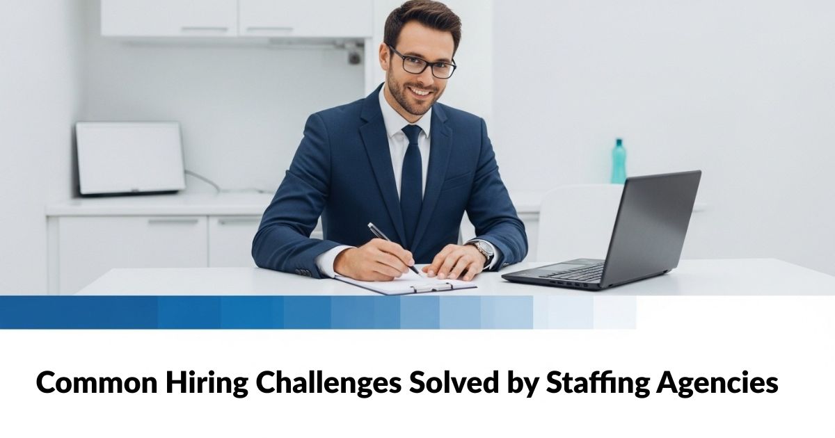 Common Hiring Challenges Solved by Staffing Agencies