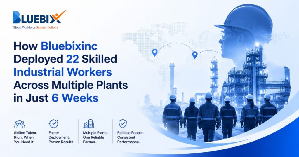 How Bluebixinc Deployed 22 Skilled Industrial Workers Across Multiple Plants in Just 6 Weeks